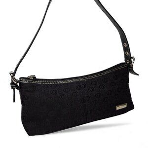 Minicci Small Baguette Satchel Purse Leather Strap